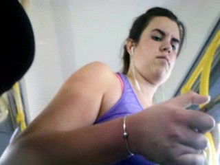 Bus Cam 6: Track Shorts & Hot Legs