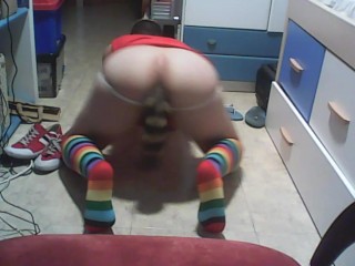 Socks Fetish, Tail And Cock
