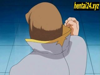 Battle trainer squeezes tight rookie`s teen pussy