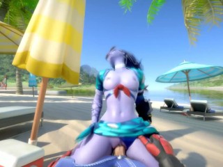 Widowmaker Beach Sex (Animation W/Sound)
