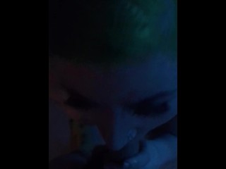 Lizzy Komodo playing, sucking, and riding cock like a good little slut