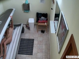 Blonde Girl Secretely Masturbating