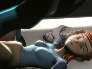 Gwen having sex with ben 10 alien (Xlr8) [animated by peterlangtonsfm]