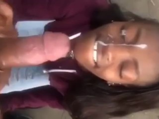 Thot Sucking DickOutside Part2