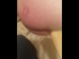 Submissive slut loves to be spanked