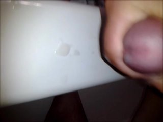 Licking up my own sperm