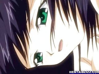 Hentai coed self masturbation and dildoed wet