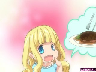Two hentai cuties gets fucked by guy